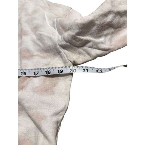 Madewell Tan Tie Dye Cropped Sweatshirt Women's Size Medium - Picture 5 of 5